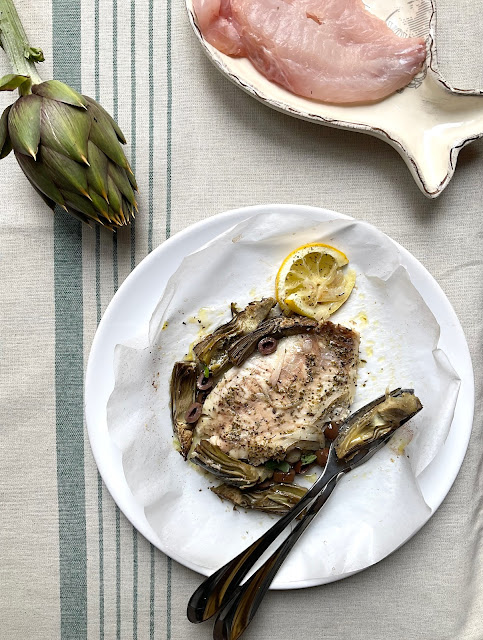 Filetto Di Scorfano Al Cartoccio Con Carciofi Cucina Di Mare Cucina