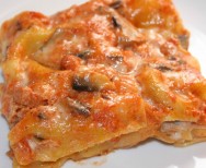 Lasagne al sugo di funghi