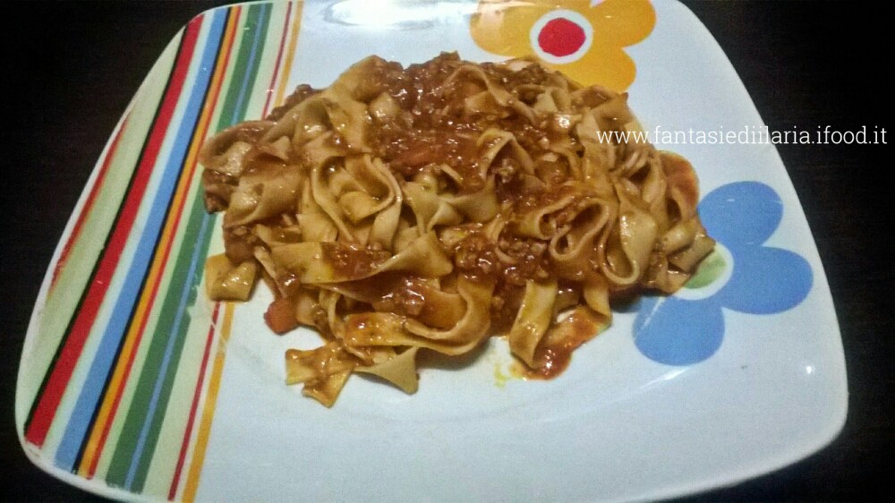 TAGLIATELLE ALLA BELLA BOLOGNA Ricetta ed ingredienti dei Foodblogger