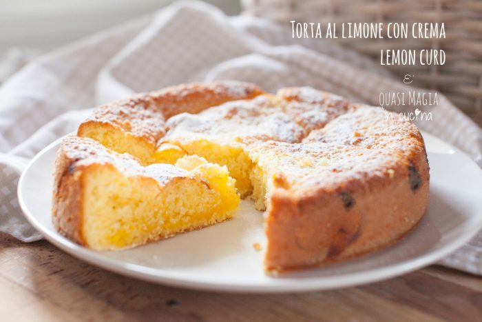 Torta al limone con crema lemon curd | Ricetta ed ...