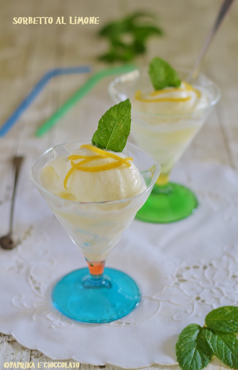 Sorbetto al Limone | Ricetta ed ingredienti dei Foodblogger italiani