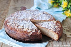 Torta di mele e mandorle senza farina burro latte e ...