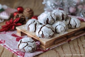 Chocolate Crinkles Cookies – Biscotti Di Natale Al Cioccolato Con E ...