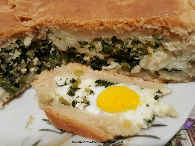 Torta Pasqualina alle erbette a modo mio con pasta brisè all'olio ...