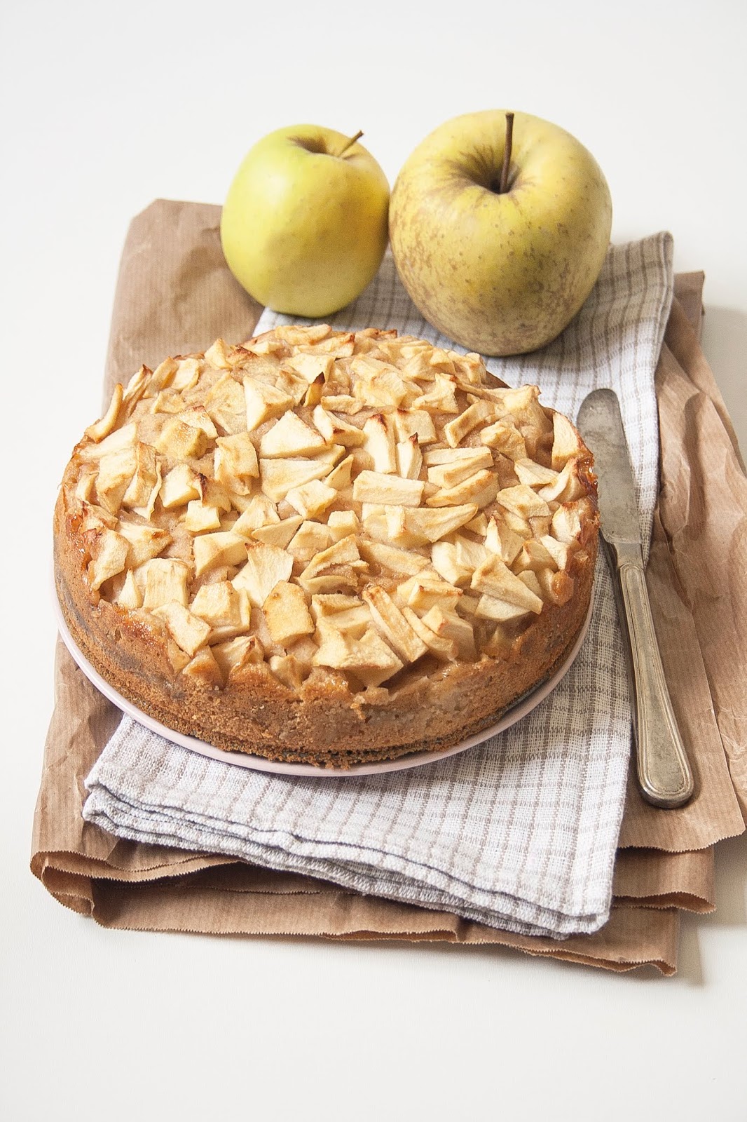 Torta di mele light senza burro e senza uova | Ricetta ed ingredienti ...