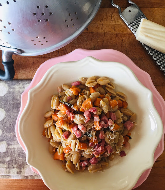 Gnocchetti sardi integrali con batata, pancetta croccante ...