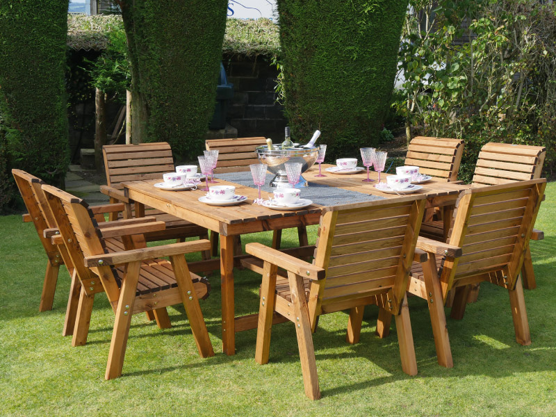 Square Table And Chairs Garden – Charles Taylor 8 Seat Square Garden Table Set Grey Cushions Buy