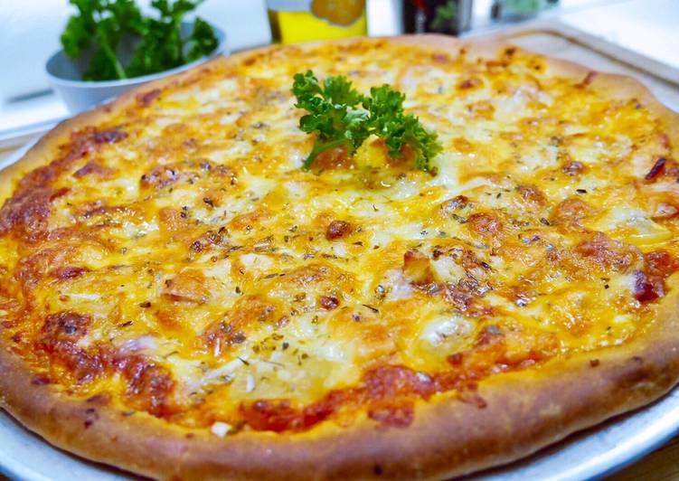 Double Cheese Pizza Ricetta ed ingredienti dei Foodblogger italiani