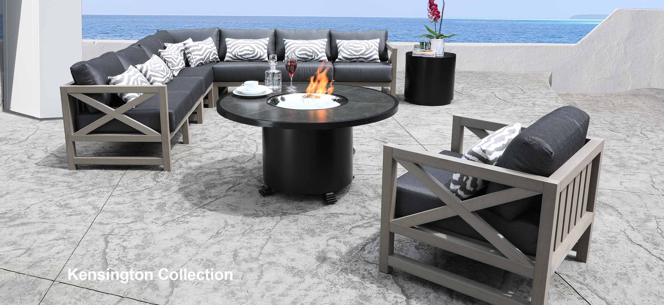 Covington Outdoor Cast Aluminum Dining 5 Piece Set Ricetta ed